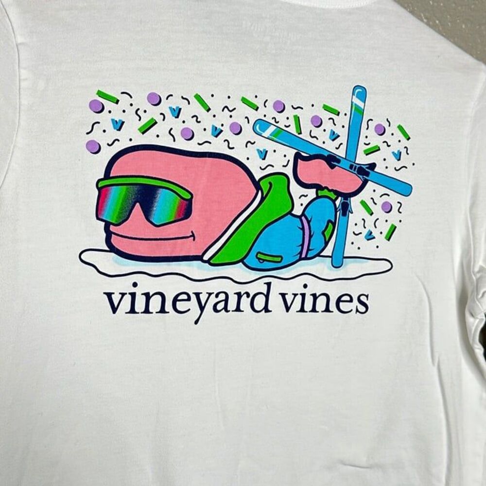 Vineyard Vines Boys Medium 12/14 long sleeve snow ski